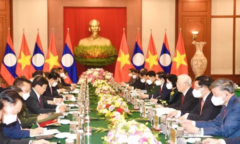 Toàn văn Tuyên bố chung Việt Nam-Lào