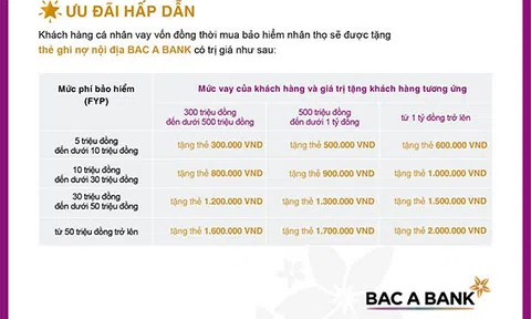 Giải ngân nhanh để đón quà tặng bình an từ Bac A Bank