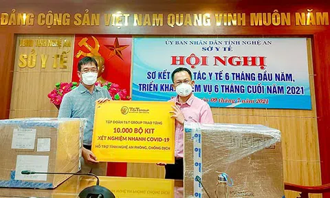 T&T Group hỗ trợ trên 180.000 bộ kit xét nghiệm nhanh COVID-19 giúp các địa phương phòng, chống dịch