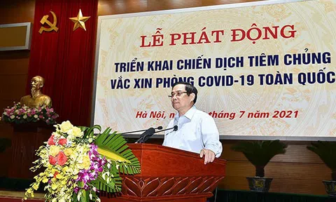 Thủ tướng phát động chiến dịch tiêm chủng lớn nhất lịch sử cho 75 triệu người dân Việt Nam