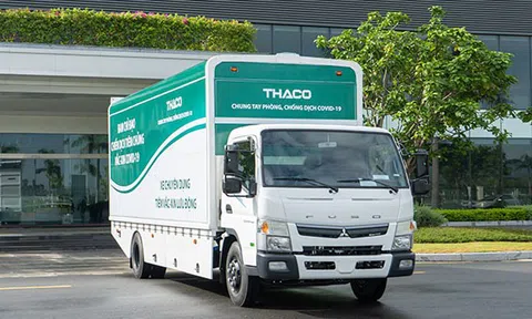 Dây chuyền sản xuất xe vận chuyển vắc xin tài trợ cho Bộ Y Tế