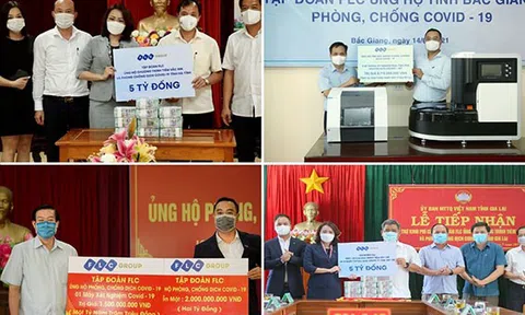 Đã tiếp sức hơn 150 tỷ đồng, bản đồ chống dịch, thiên tai… của FLC tiếp tục mở rộng