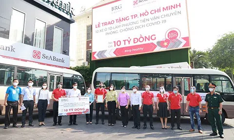 Tập đoàn BRG cùng Ngân hàng SeABank chung tay hỗ trợ chính quyền và người dân TP. Hồ Chí Minh