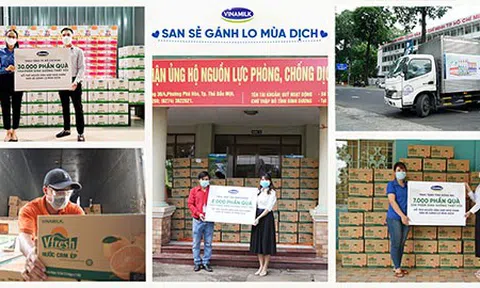 San sẻ khó khăn mùa dịch, Vinamilk tặng 45.000 phần quà cho người dân gặp khó khăn tại TP.HCM, Bình Dương, Đồng Nai