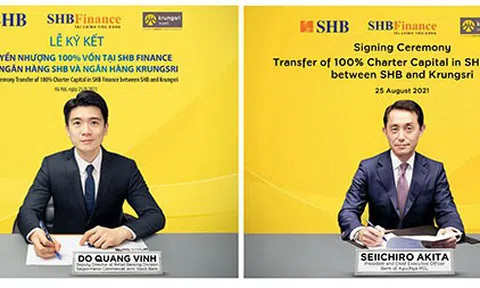 SHB sẽ chuyển nhượng 100% vốn tại SHB Finance cho Krungsri – thành viên chiến lược thuộc Tập đoàn MUFG – Nhật Bản