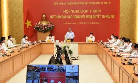 Thủ tướng chủ trì hội nghị góp ý về chính sách, pháp luật liên quan đất đai