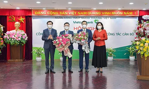 Vietcombank tổ chức lễ công bố quyết định về nhân sự lãnh đạo cấp cao