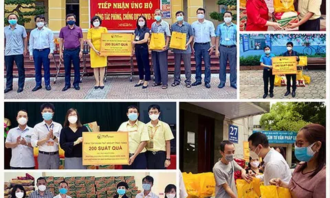 CBNV T&T Group trao tặng 3.000 suất quà cho người dân Hà Nội gặp khó khăn do Covid - 19