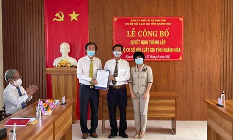 Thành lập Chi bộ Hội Luật gia tỉnh Khánh Hòa