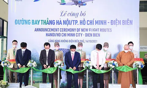 Bamboo Airways khai trương đường bay thẳng Hà Nội/TP Hồ Chí Minh - Điện Biên