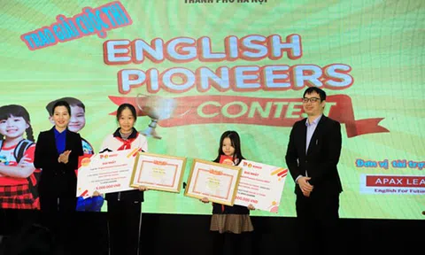Apax leaders tài trợ cuộc thi "English pioneers contest" 2021 có 400.000 học sinh tham dự