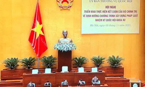 Chống tiêu cực ngay trong xây dựng pháp luật, tuyệt đối không để 'tham nhũng chính sách'
