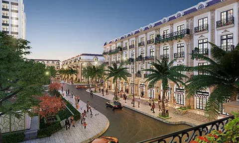 Kiến trúc Chateau (Lâu đài) “có một không hai” tại Shophouse D'. Metropole Hà Tĩnh