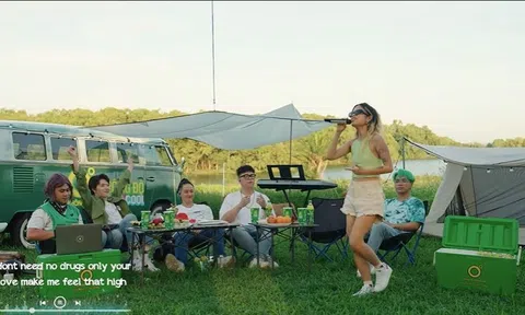 Thùy Chi, Trúc Nhân bất ngờ hội tụ giải nhiệt cuộc sống bên bờ biển thơ mộng