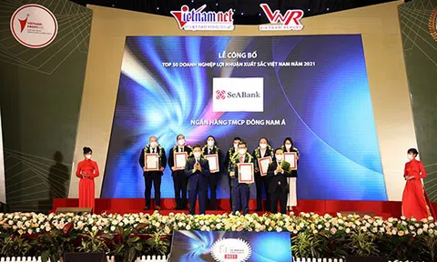 SeABank lọt Top 50 doanh nghiệp có lợi nhuận xuất sắc Việt Nam 2021