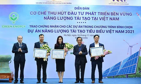 Hai nhà máy điện mặt trời của BIM Energy đứng trong Top 10 Dự án Năng lượng tái tạo tiêu biểu Việt Nam 2021