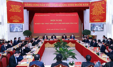 Ban Nội chính Trung ương và Ban cán sự đảng Thanh tra Chính phủ sơ kết việc thực hiện quy chế phối hợp công tác
