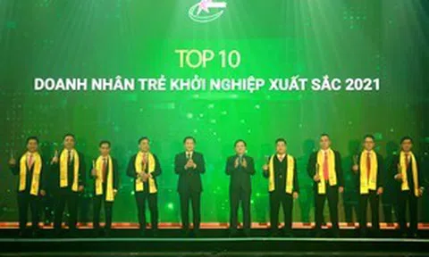 Vinh danh Doanh nhân trẻ khởi nghiệp xuất sắc năm 2021