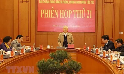 Tổng Bí thư Nguyễn Phú Trọng: Đẩy mạnh xây dựng, hoàn thiện thể chế để 'không thể tham nhũng'
