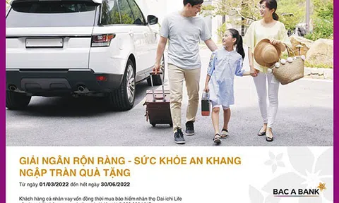 Đồng thời vay vốn và tham gia bảo hiểm tại BacA Bank, khách hàng nhận ưu đãi lên tới 5 triệu đồng