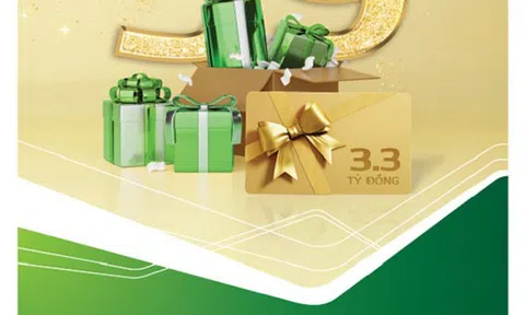Ưu đãi hấp dẫn dành cho khách hàng nhân dịp sinh nhật 59 năm Vietcombank