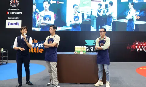 Vinamilk khẳng định vị thế trong pha chế tại đấu trường quốc tế Asia Latte art Battle