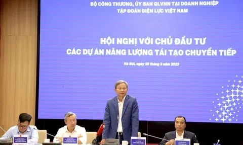 Đề xuất cơ chế giá tạm tính với dự án năng lượng tái tạo chuyển tiếp