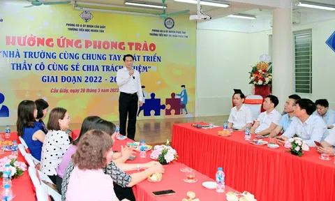 Ngành Giáo dục- Đào tạo quận Cầu Giấy: Hiệu quả từ “Chuyển đổi số trong công tác quản lý nhà trường”- Mô hình cần nhân rộng