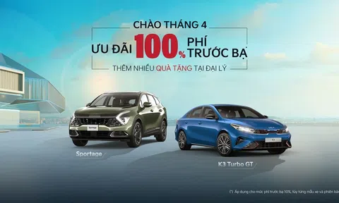 Kia ưu đãi 100% phí trước bạ cùng nhiều ưu đãi hấp dẫn trong tháng 4/2023
