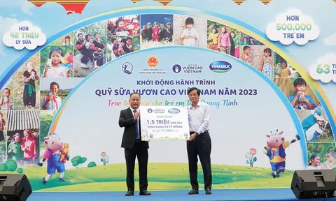 Vinamilk & Quỹ sữa vươn cao Việt Nam khởi động hành trình năm thứ 16 tại Quảng Ninh