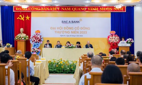 Đại hội đồng cổ đông thường niên 2023: Bac A Bank được thông qua phương án tăng vốn điều lệ lên gần 9.900 tỷ đồng