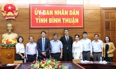UBND tỉnh Bình Thuận làm việc với Đại sứ quán Đan Mạch tại Việt Nam, liên danh nhà đầu tư Tập đoàn T&T và Tập đoàn ORSTED