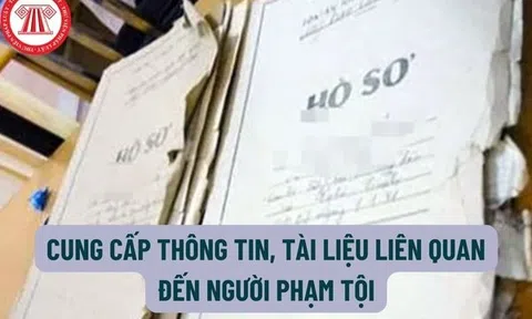 Quy định về phối hợp thông báo hoặc gửi, cung cấp thông tin, tài liệu liên quan đến người phạm tội