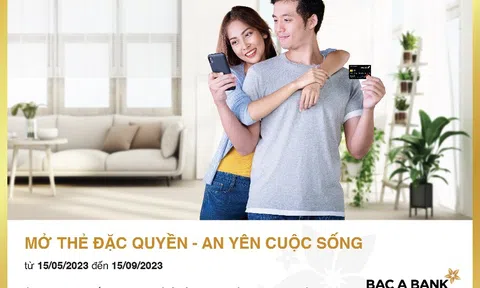 Sở hữu thẻ tín dụng quốc tế Bac A Bank: Nhận ưu đãi độc quyền, hoàn phí bảo hiểm