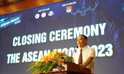 Chung kết  Cuộc thi Quốc gia The Asean moot 2023: Giải nhất thuộc về đội thi của Trường Đại học Luật Hà Nội