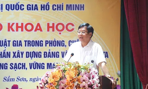 Phát huy vai trò của Luật gia trong phòng, chống tham nhũng, tiêu cực góp phần xây dựng Đảng và Nhà nước ta ngày càng trong sạch, vững mạnh