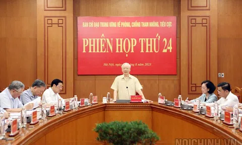Phiên họp thứ 24 của Ban Chỉ đạo Trung ương về phòng, chống tham nhũng, tiêu cực