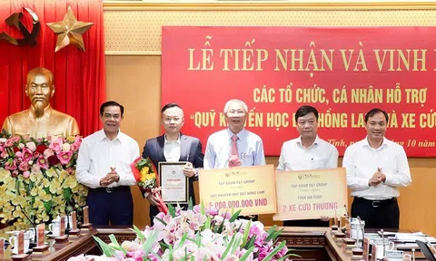 T&T Group hỗ trợ 5 tỷ đồng mở cánh cửa cho học sinh nghèo Hà Tĩnh vào đại học