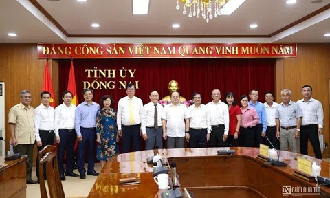 Đoàn công tác của Đảng đoàn Hội Luật gia Việt Nam làm việc với Tỉnh ủy Đồng Nai