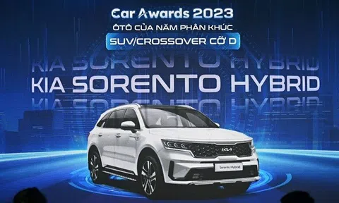 Kia Sorento nhận giải Ô tô của năm phân khúc SUV cỡ D tại Car Awards 2023
