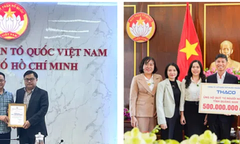 THACO trao gần 25 tỷ đồng cho Quỹ “Vì người nghèo” năm 2024