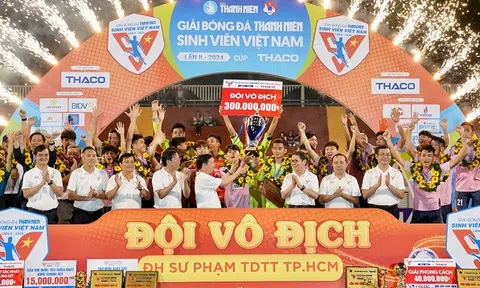 Chủ tịch HĐQT THACO tham dự Lễ Bế mạc Giải bóng đá Thanh niên sinh viên Việt Nam lần II – 2024