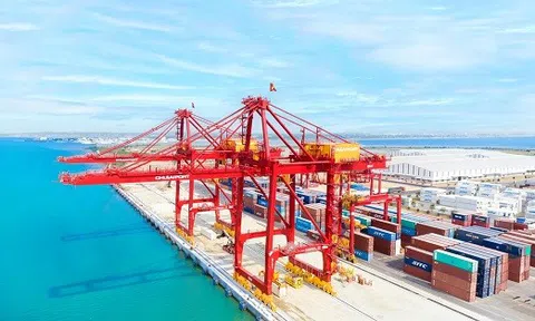 Cảng Chu Lai đưa vào vận hành hệ thống cẩu chuyên dụng do THACO INDUSTRIES và DOOSAN VINA sản xuất