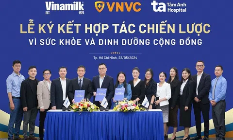 Hợp tác chiến lược giữa Vinamilk và hệ thống trung tâm tiêm chủng VNVC, Bệnh viện Đa khoa Tâm Anh về bảo vệ, chăm sóc sức khỏe cộng đồng
