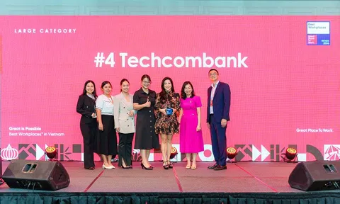 TECHCOMBANK tiếp tục lọt Top Bảng xếp hạng Nơi làm việc tốt nhất Việt Nam 2024 - Hạng mục doanh nghiệp lớn