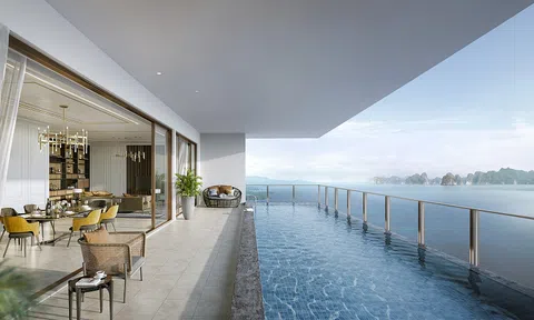 Sky Pool Villa: ‘Biệt thự trên không’ mở ra tầm nhìn độc bản ôm trọn vịnh Hạ Long