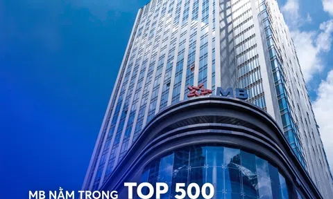 MB nằm trong TOP 500 doanh nghiệp lớn nhất Đông Nam Á