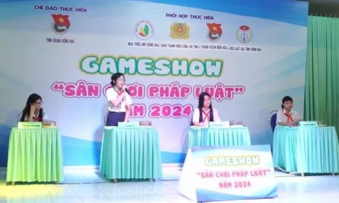 Hội Luật gia tỉnh Đồng Nai phối hợp tổ chức sân chơi pháp luật cho thanh, thiếu nhi năm 2024