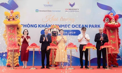 VINMEC khai trưong phòng khám đa khoa quốc tế tại VINHOMES OCEAN PARK