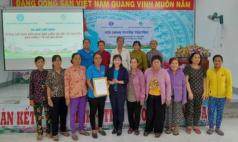 Hội Liên hiệp Phụ nữ Đồng Tháp: Ra mắt mô hình “Tổ phụ nữ hùn vốn tham gia BHXH tự nguyện, BHYT hộ gia đình”